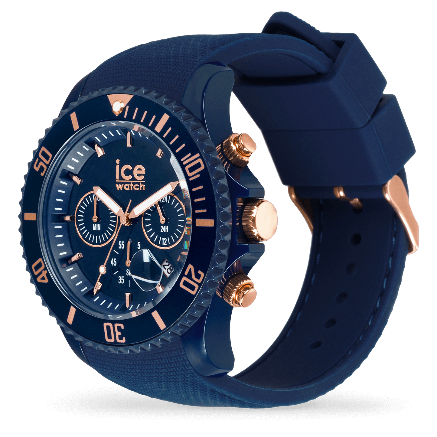 Ice-Watch | ICE Chrono - Blue Rose Gold (Large)