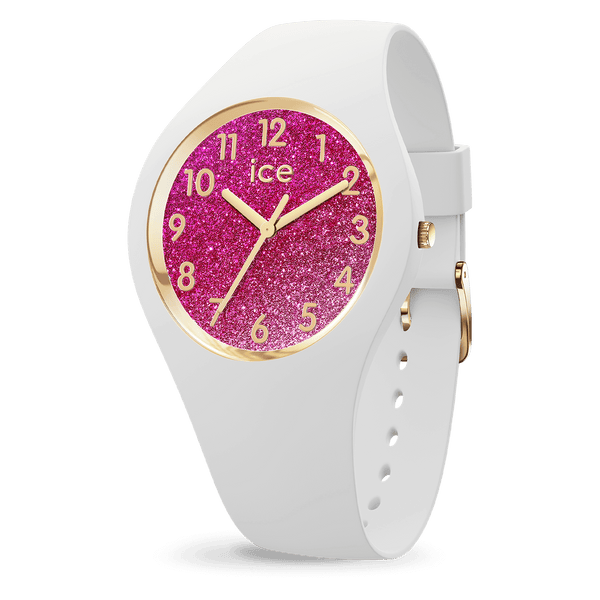 Ice-Watch | Ice Glitter - White Pink - S34