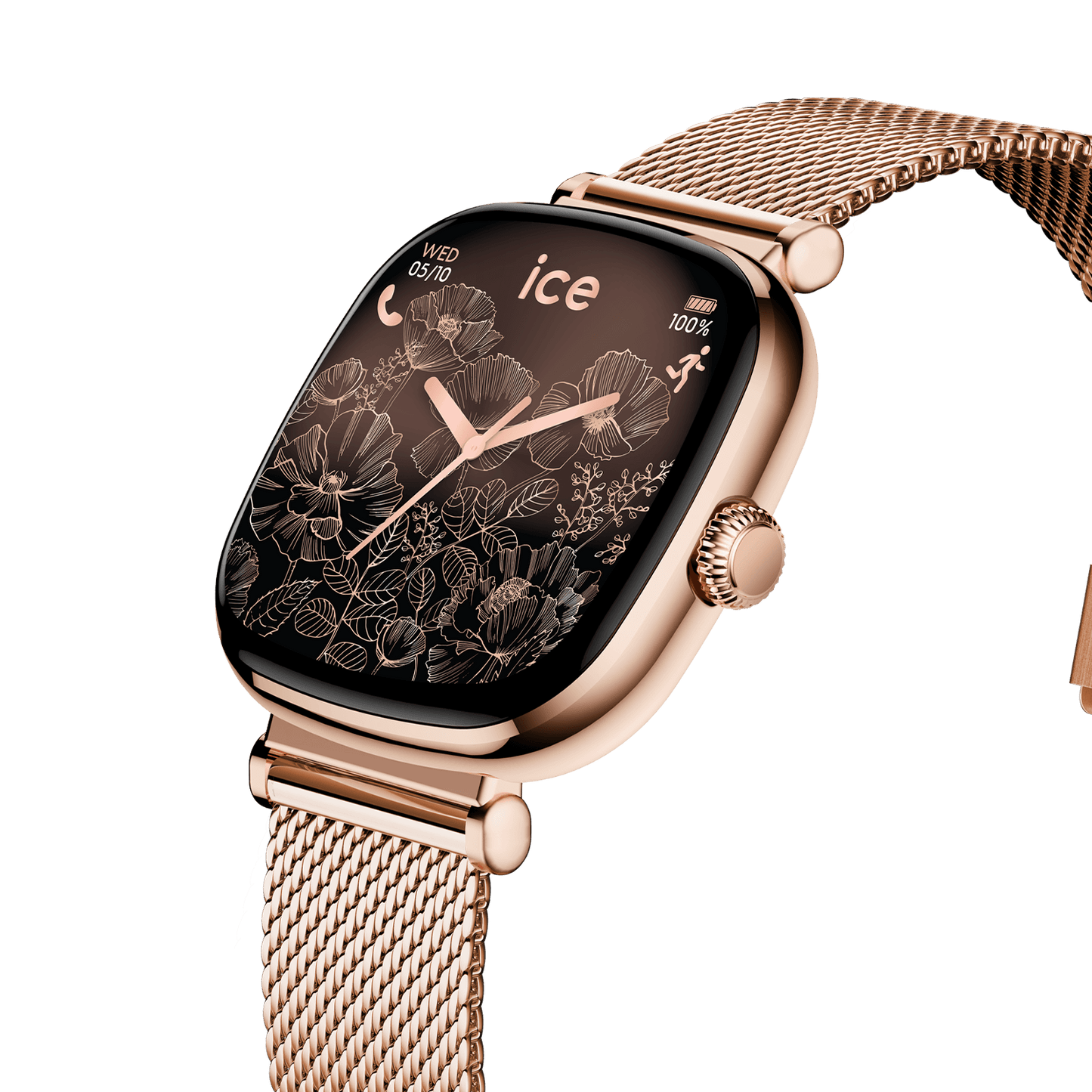 Ice-Watch | ICE smart SQ 2.0 - Rose-Gold - Square - 1.7