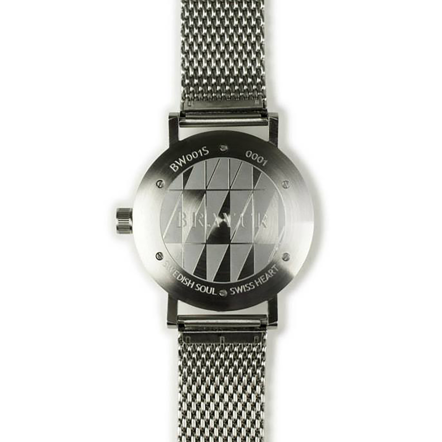 Bravur | BW001 - Silver / Milanese Mesh