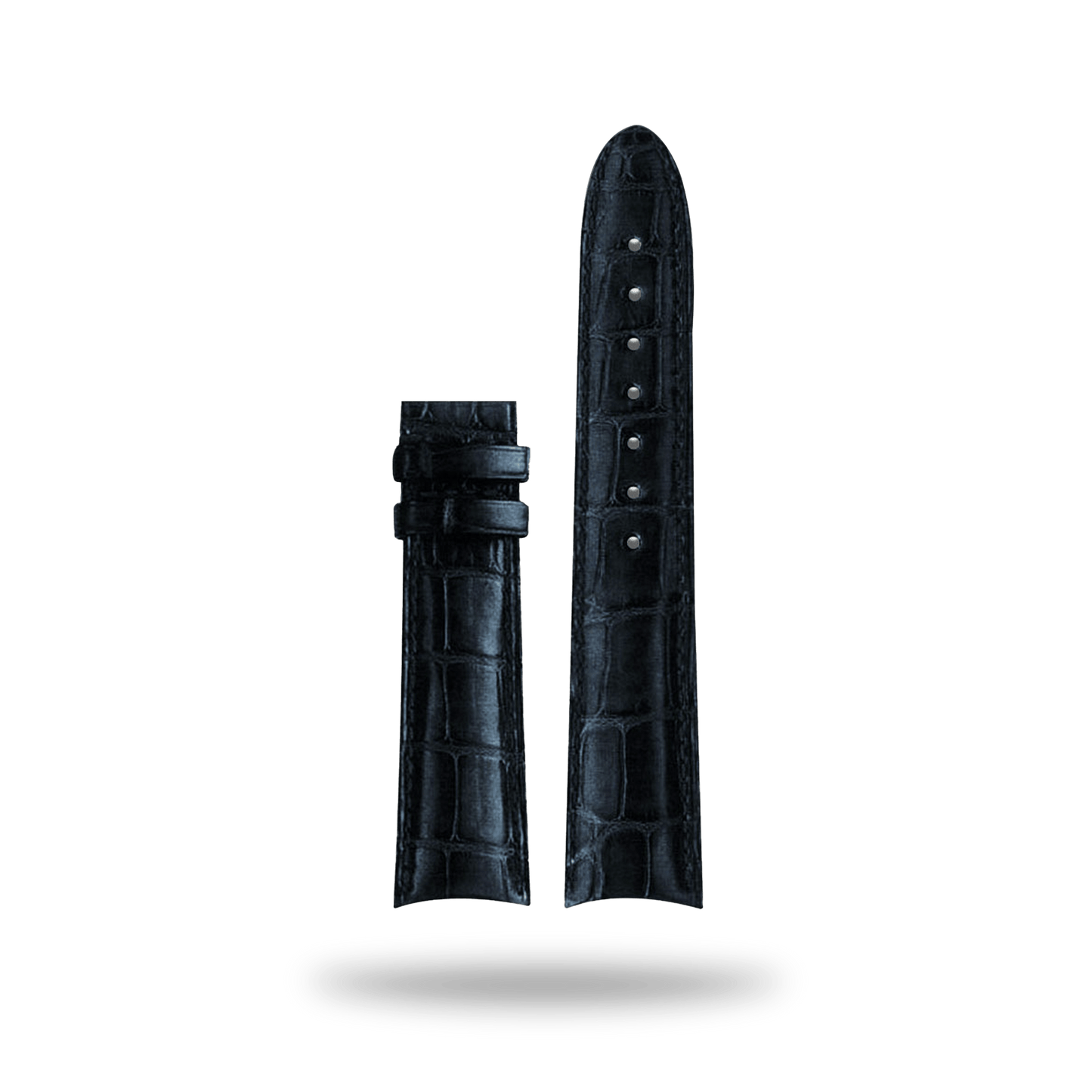 Corniche | Strap 22mm - Leather - Heritage 40 Midnight Blue