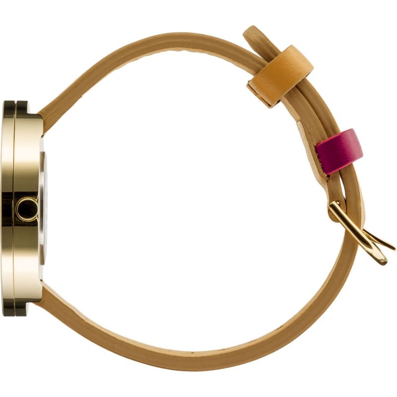 Picto | Pink Dial / Peruvian Brown Leather Strap