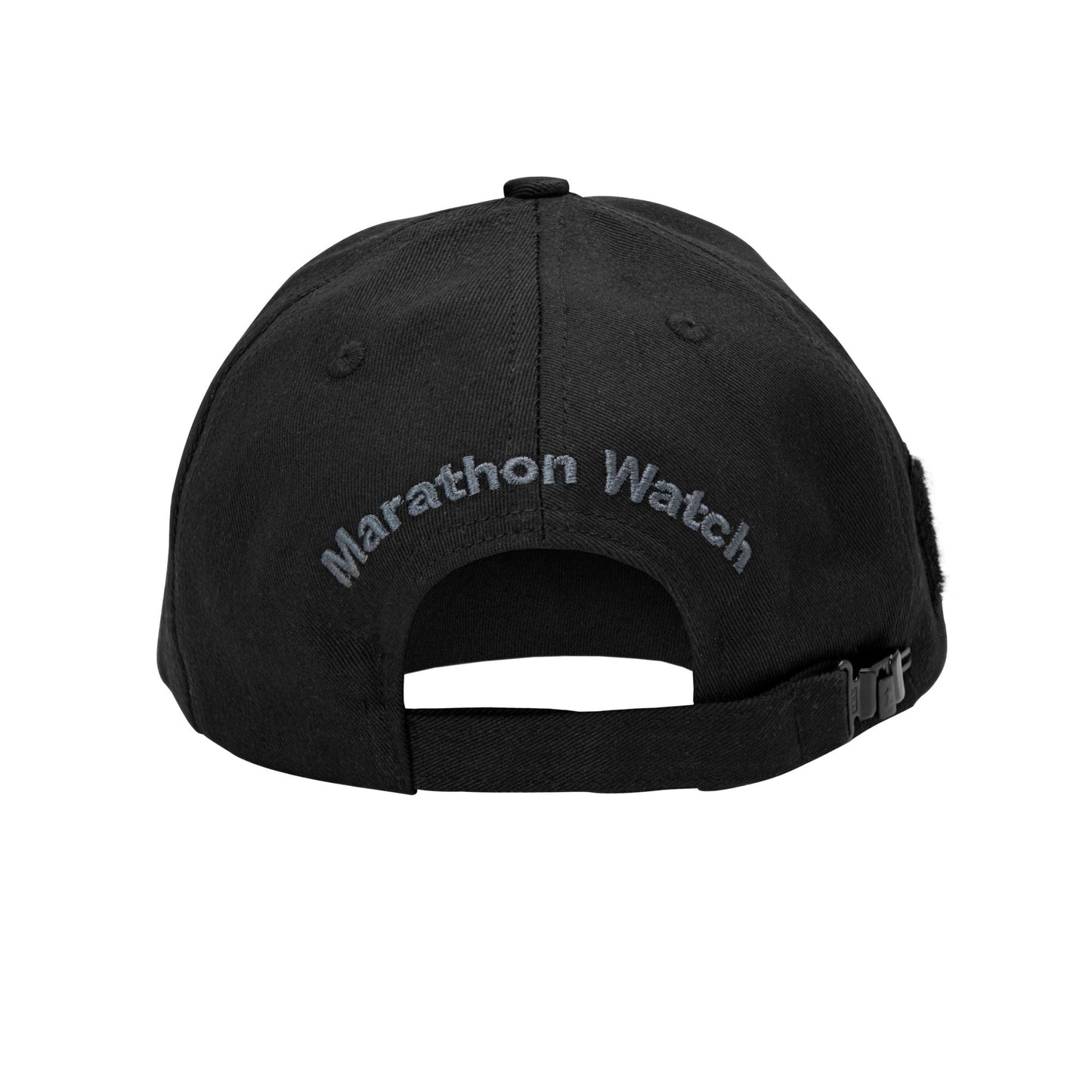 Marathon | Baseball Cap - Black - Black With Logo - Unisex