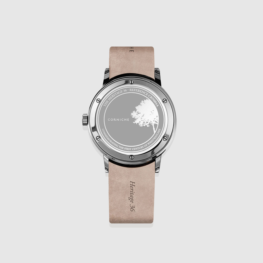 Corniche | Heritage Gift Set - Stainless Steel / Black Leather