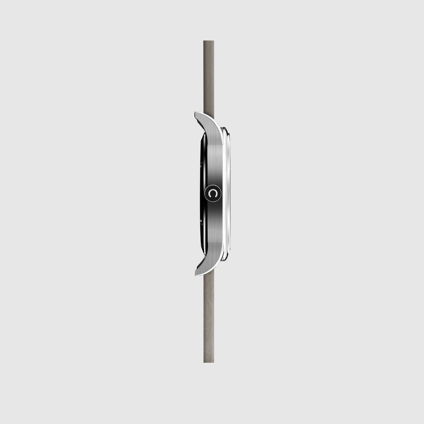 Corniche | Heritage 36 - Stainless Steel / Taupe Leather