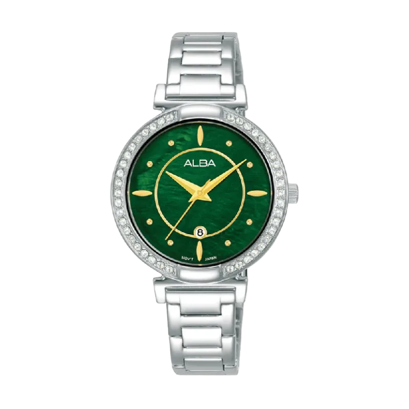 Alba | Fashion - Green MOP Dial