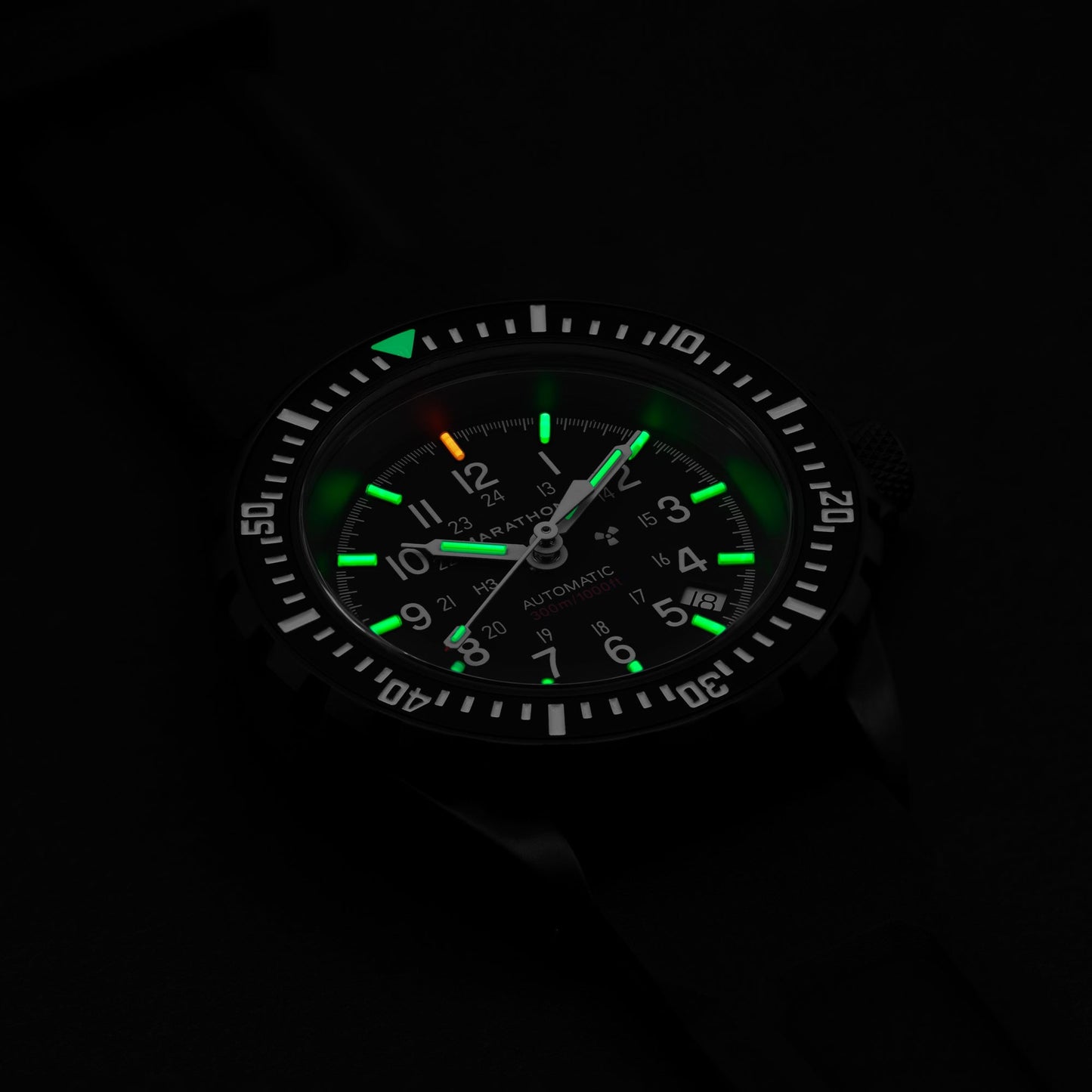 Marathon | Black GSAR Diver's (Automatic) / Black Silicone - 41mm