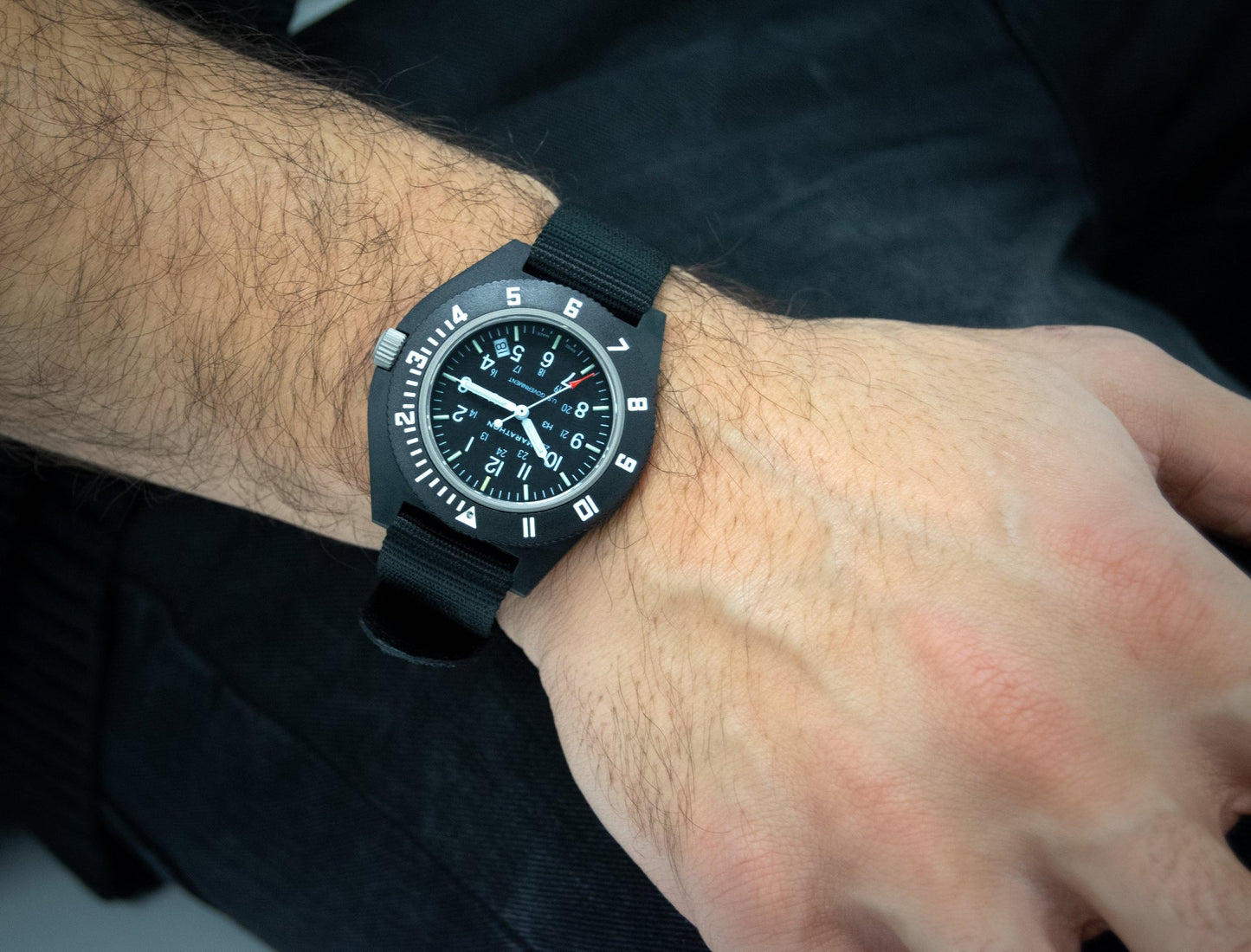 Marathon | Black Pilot's Navigator with Date (US Govt.) - 41mm