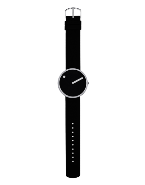 Picto | Black Dial / Matt Black Mesh Band