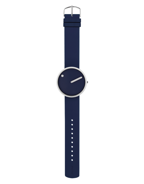 Picto | Midnight Blue Dial / Midnight Blue Bio Based TPU Strap