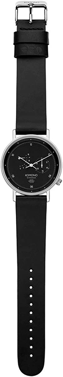 Komono | Walther Retrograde - Black Silver