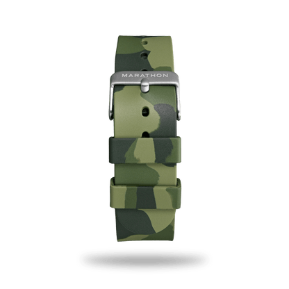 Marathon | Strap 20mm - Vulcanized Rubber - Camouflage Green