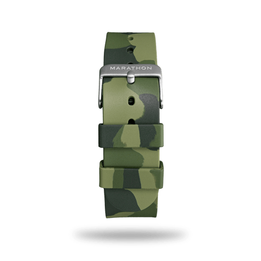 Marathon | Strap 20mm - Vulcanized Rubber - Camouflage Green