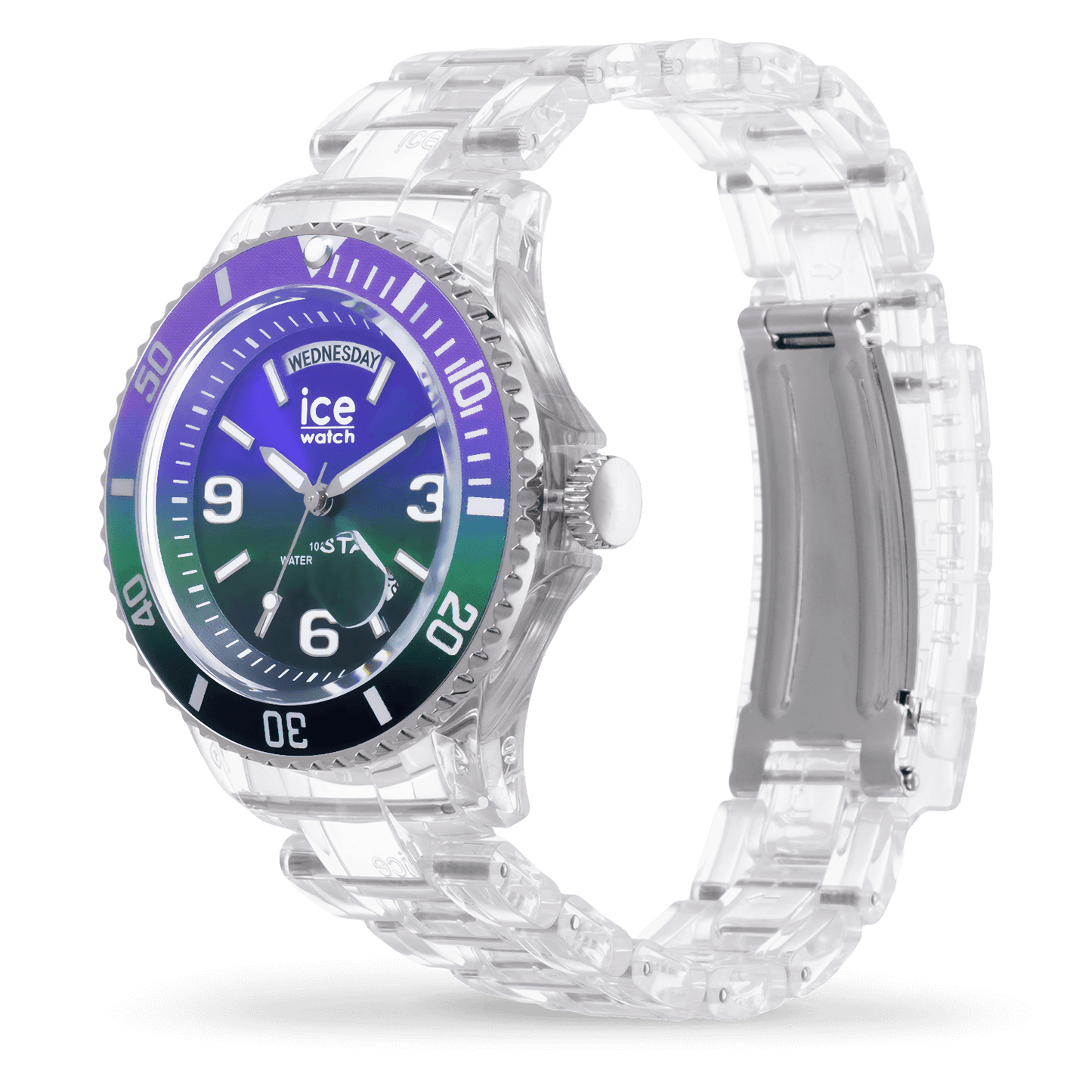 Ice-Watch | ICE Clear Sunset - Purple Green (Medium)