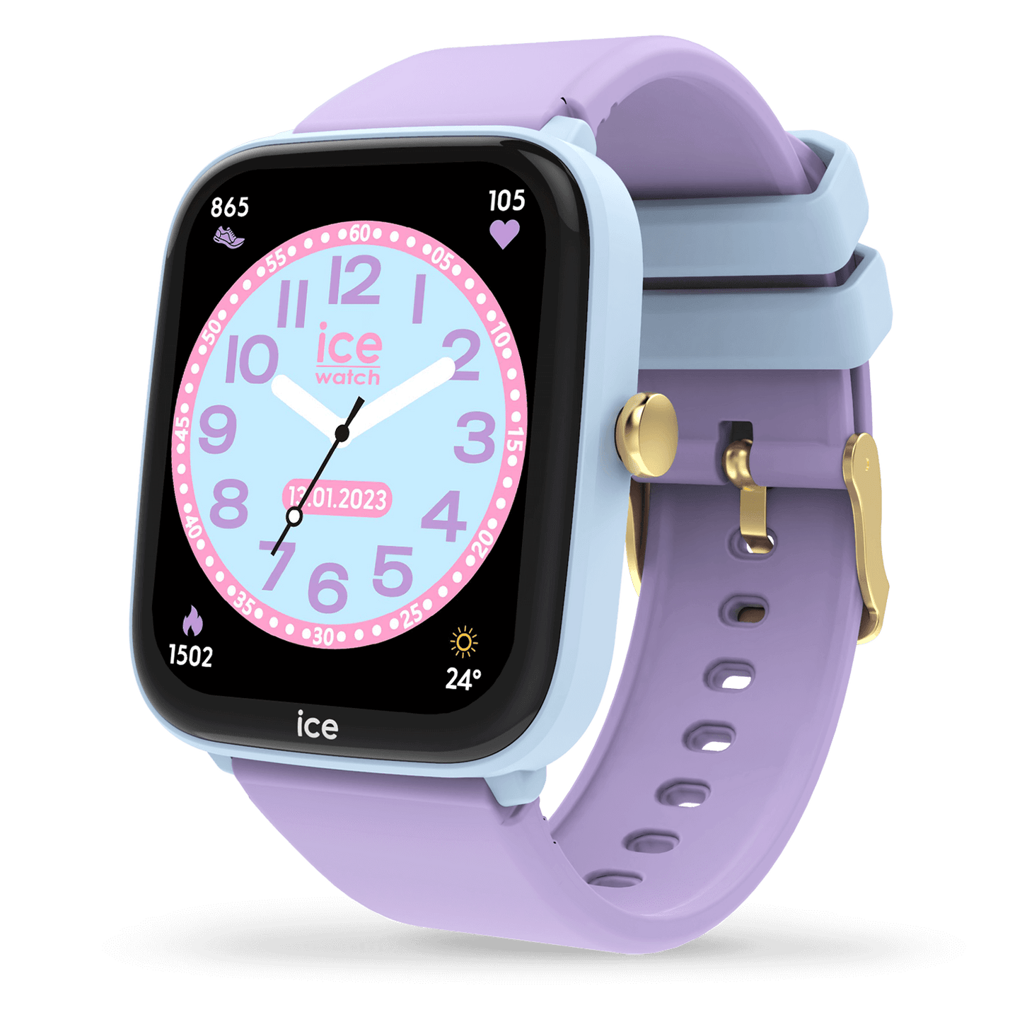 Ice-Watch | ICE SMART JUNIOR 2.0 - SOFT BLUE - PURPLE - 1.75