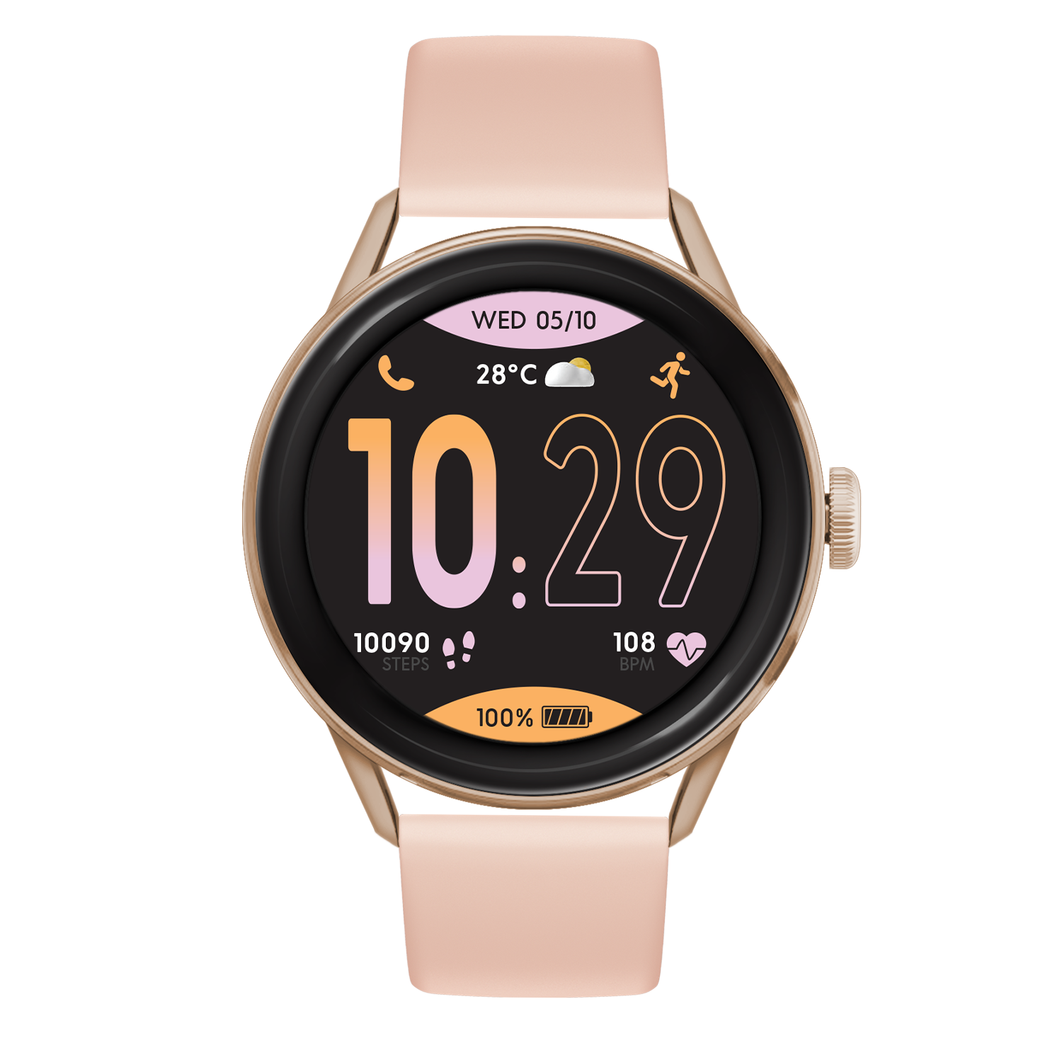 Ice-Watch ICE SMART ROSE GOLD SILICONE BAND AMOLED