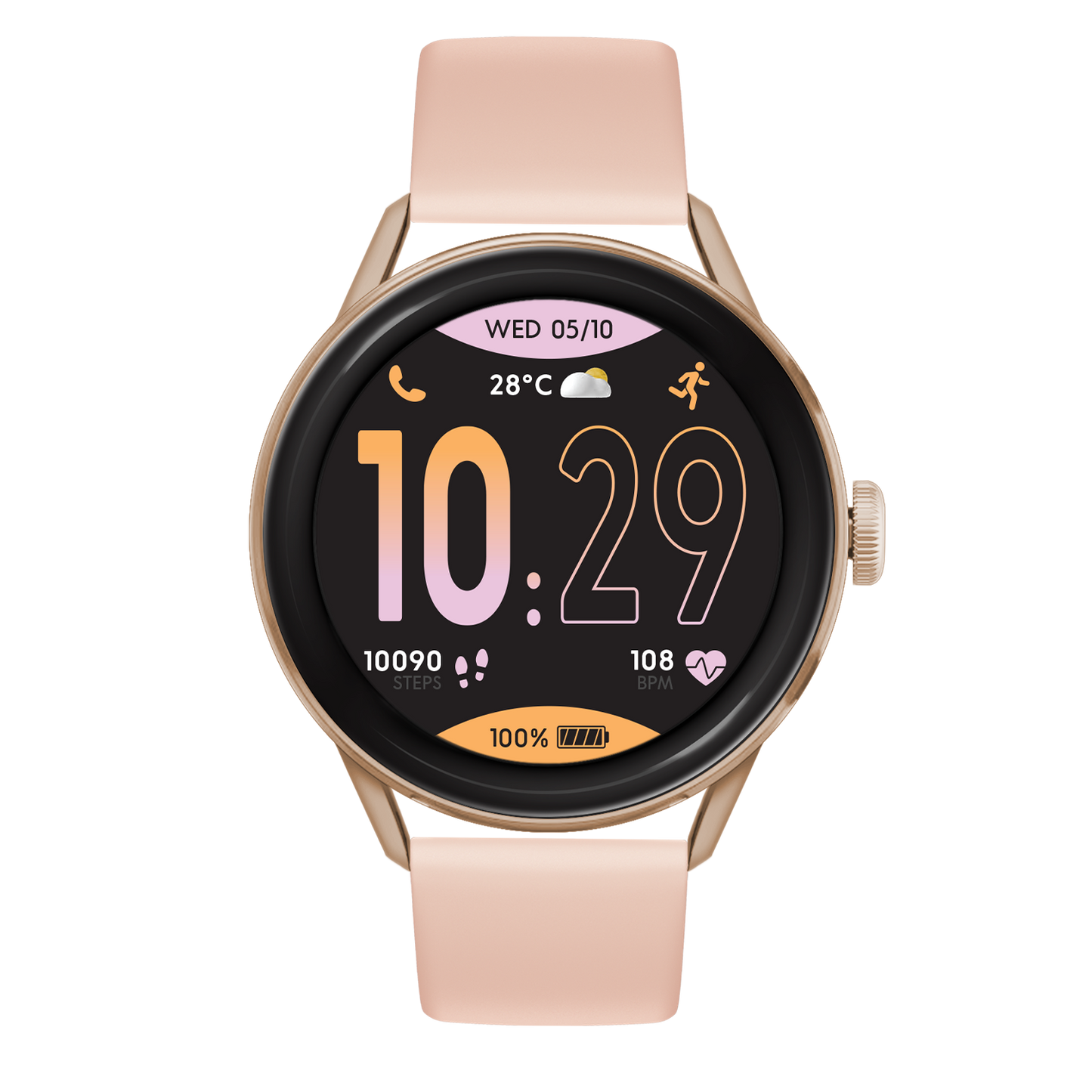 Ice-Watch | ICE SMART 2.0 - ROSE GOLD - SILICONE BAND - 1.2 AMOLED