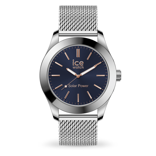 Ice-Watch | Ice Steel Solar - Silver Dark Blue