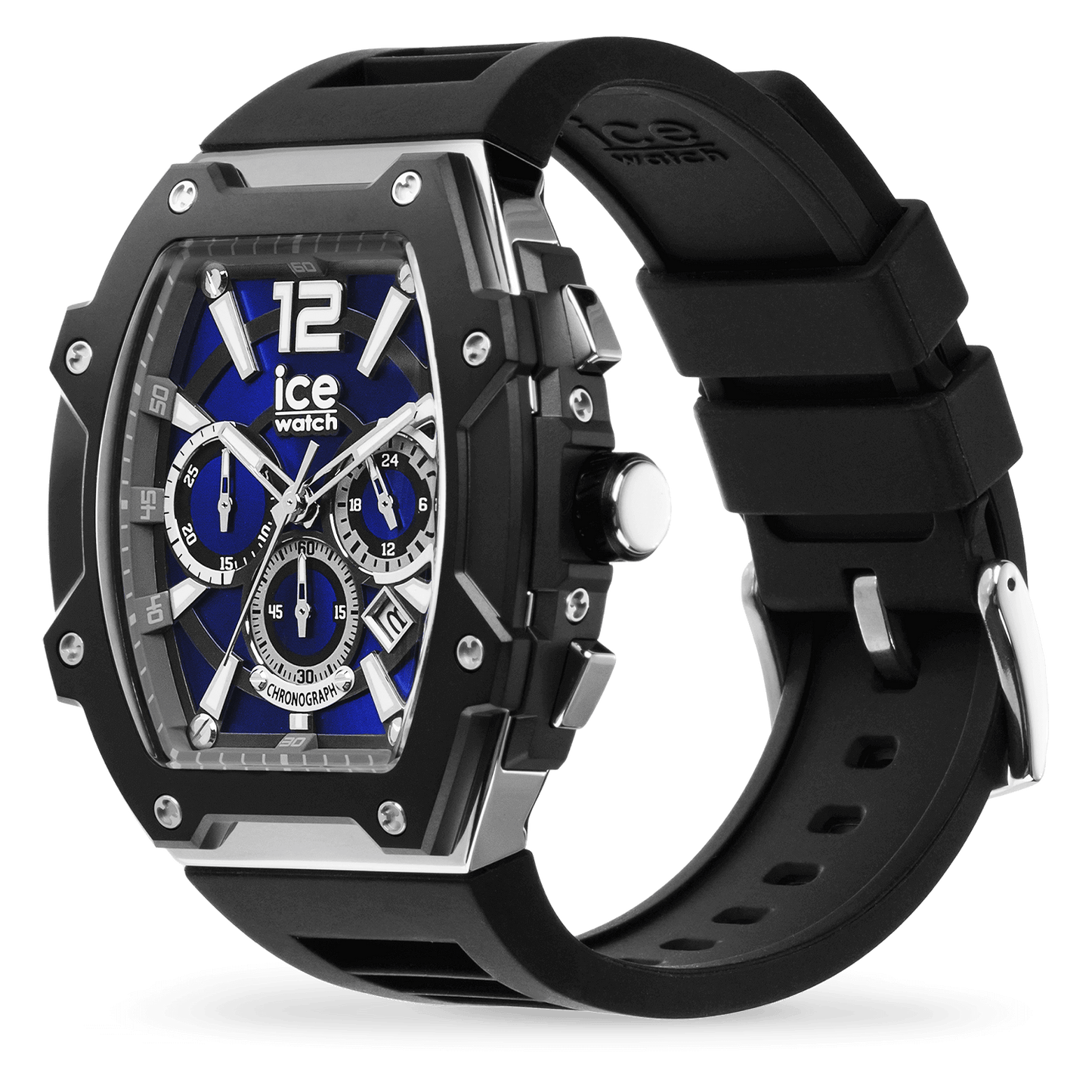 Ice-Watch | Ice Boliday - Black Blue Silver - Steel - Large