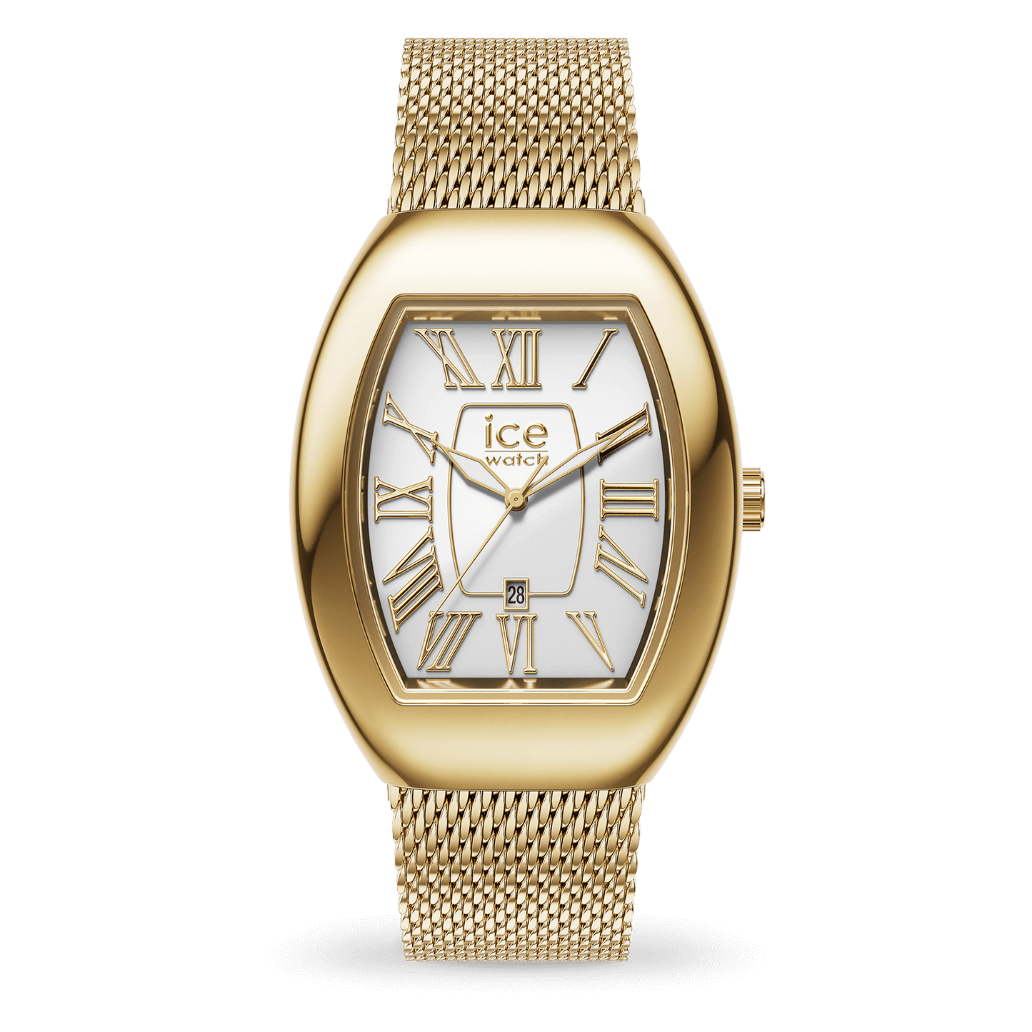 Ice-Watch | Ice Boliday - Dome - Metal Mesh - White Gold - Small