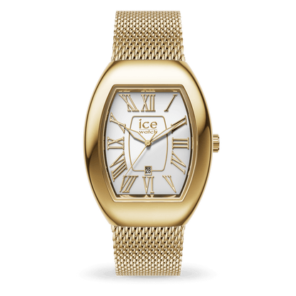 Ice-Watch | Ice Boliday - Dome - Metal Mesh - White Gold - Small