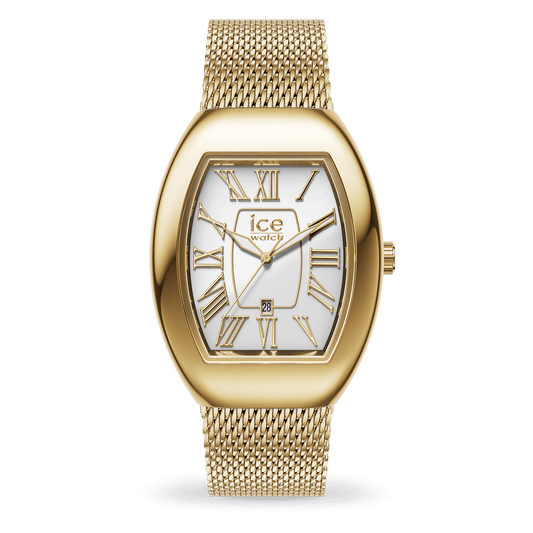 Ice-Watch | Ice Boliday - Dome - Metal Mesh - White Gold - Small