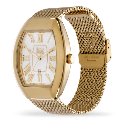 Ice-Watch | Ice Boliday - Dome - Metal Mesh - White Gold - Small