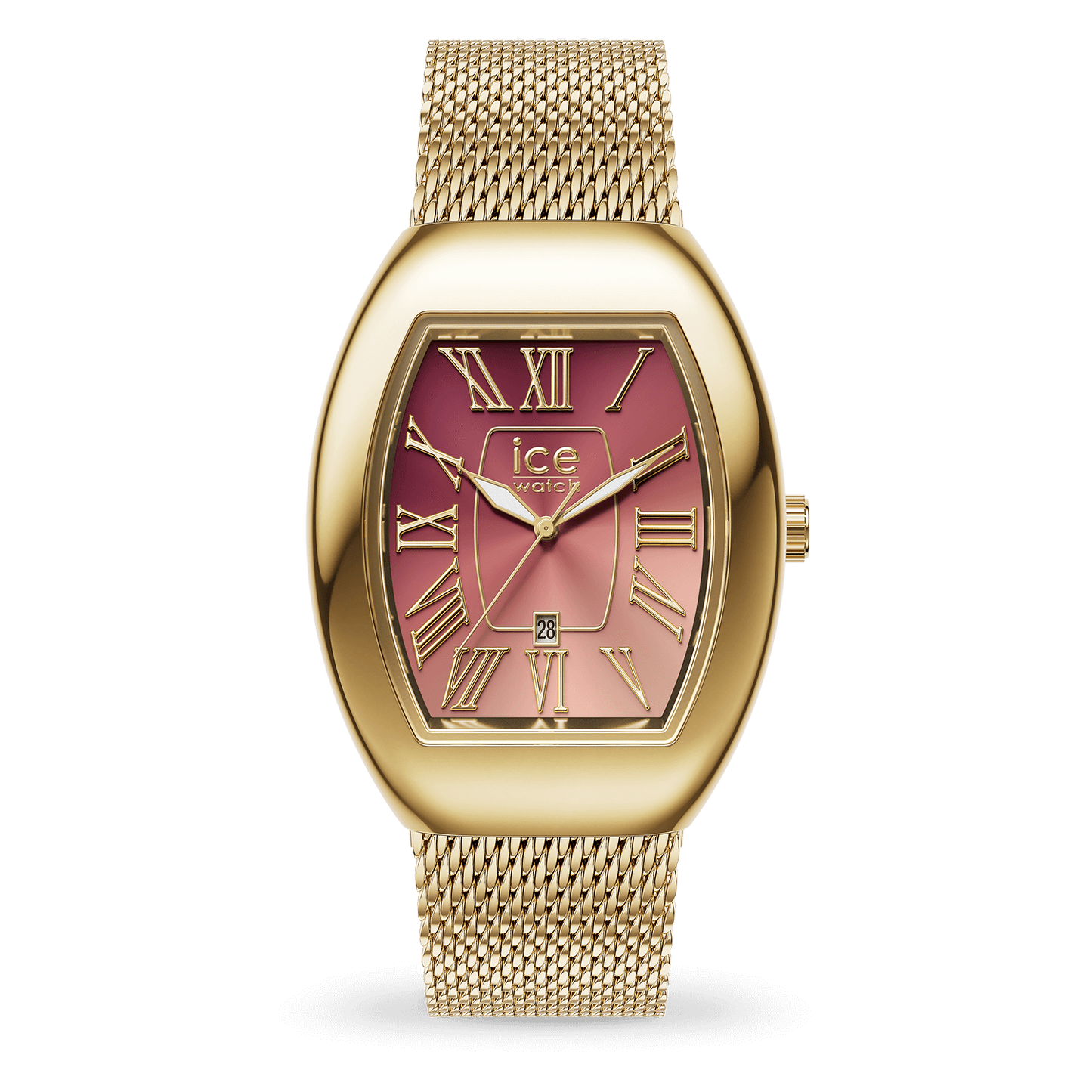 Ice-Watch | Ice Boliday - Dome - Metal Mesh - Pink Gold