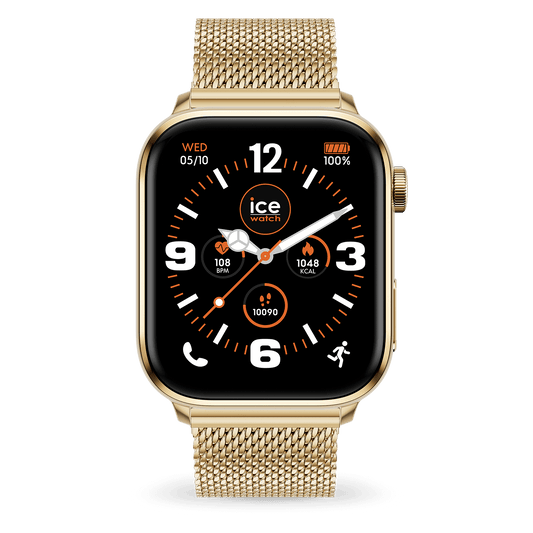 Ice-Watch | Ice Smart 3.0 - Gold - Milanese - Rectangular - 1.78 - GPS