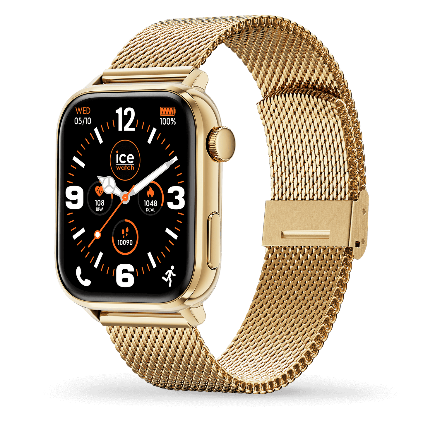 Ice-Watch | Ice Smart 3.0 - Gold - Milanese - Rectangular - 1.78 - GPS