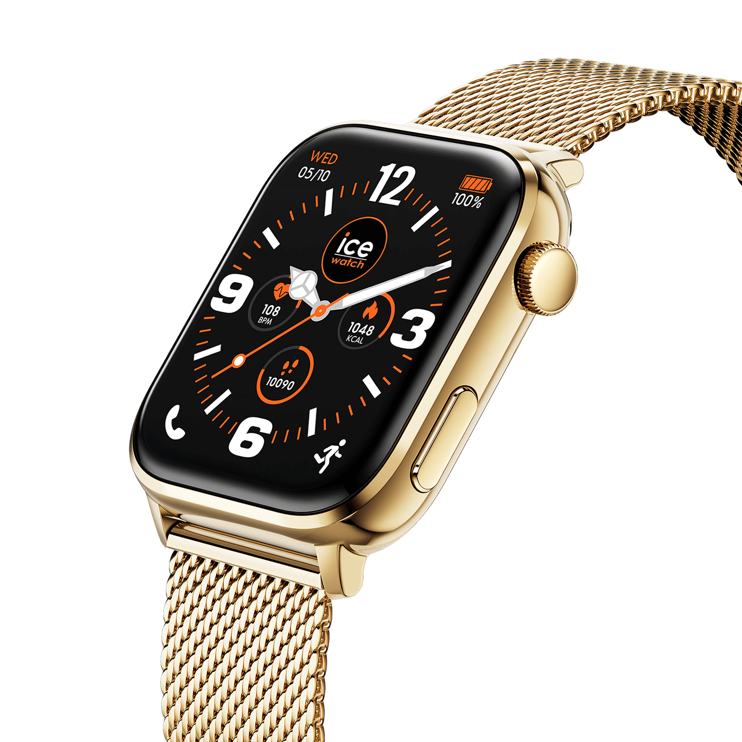 Ice-Watch | Ice Smart 3.0 - Gold - Milanese - Rectangular - 1.78 - GPS