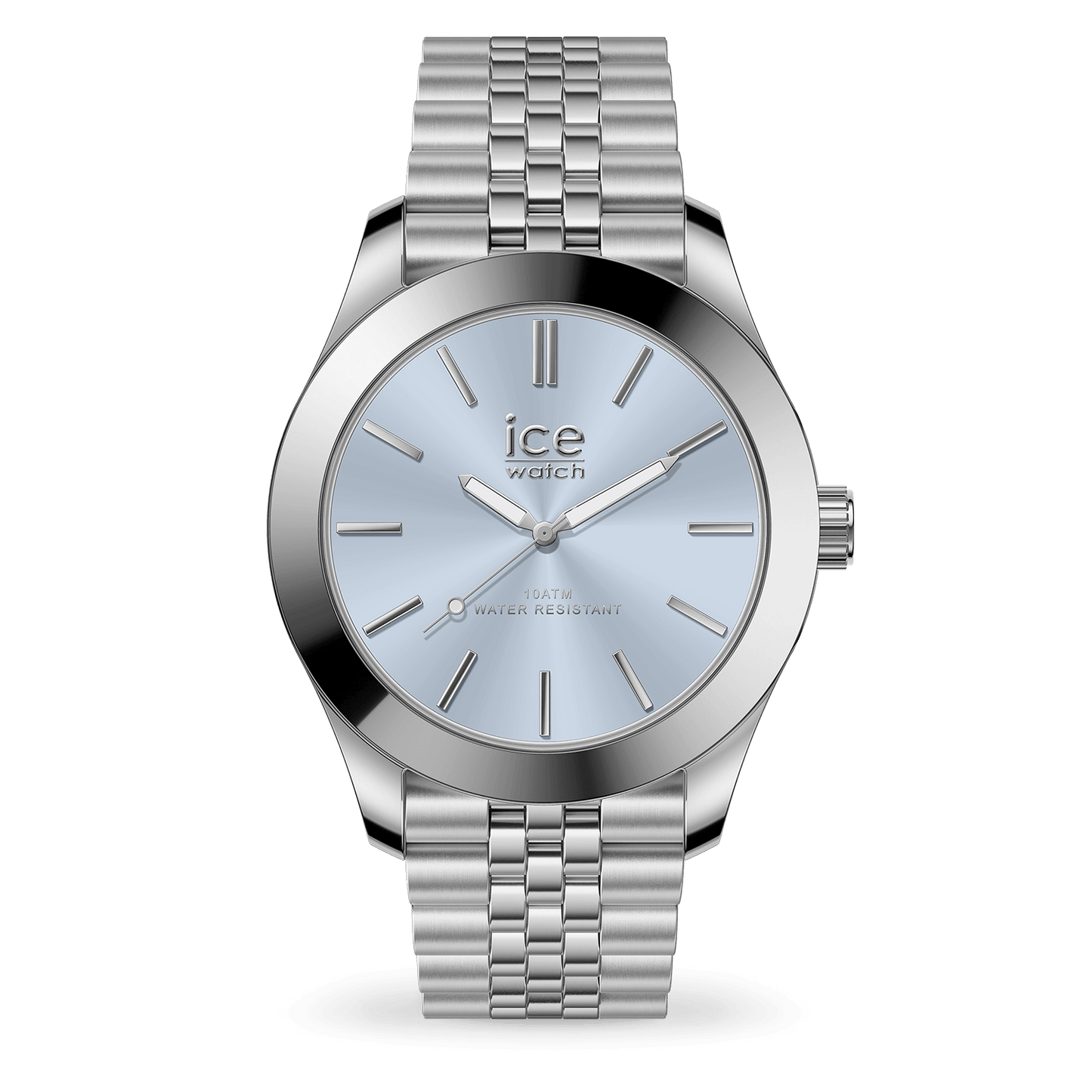 ICE STEEL - Silver Light Blue