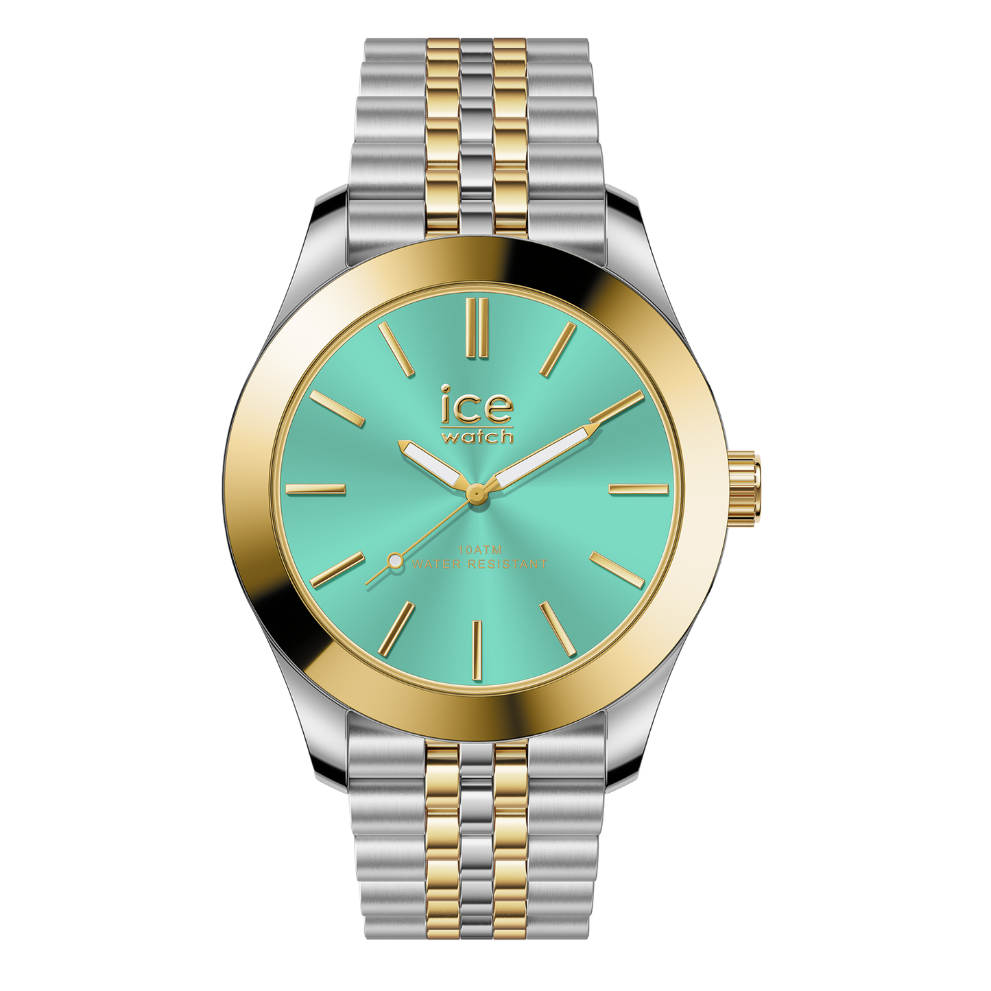 Ice-Watch | Ice Steel - Silver Gold Turquoise - Small - 3H