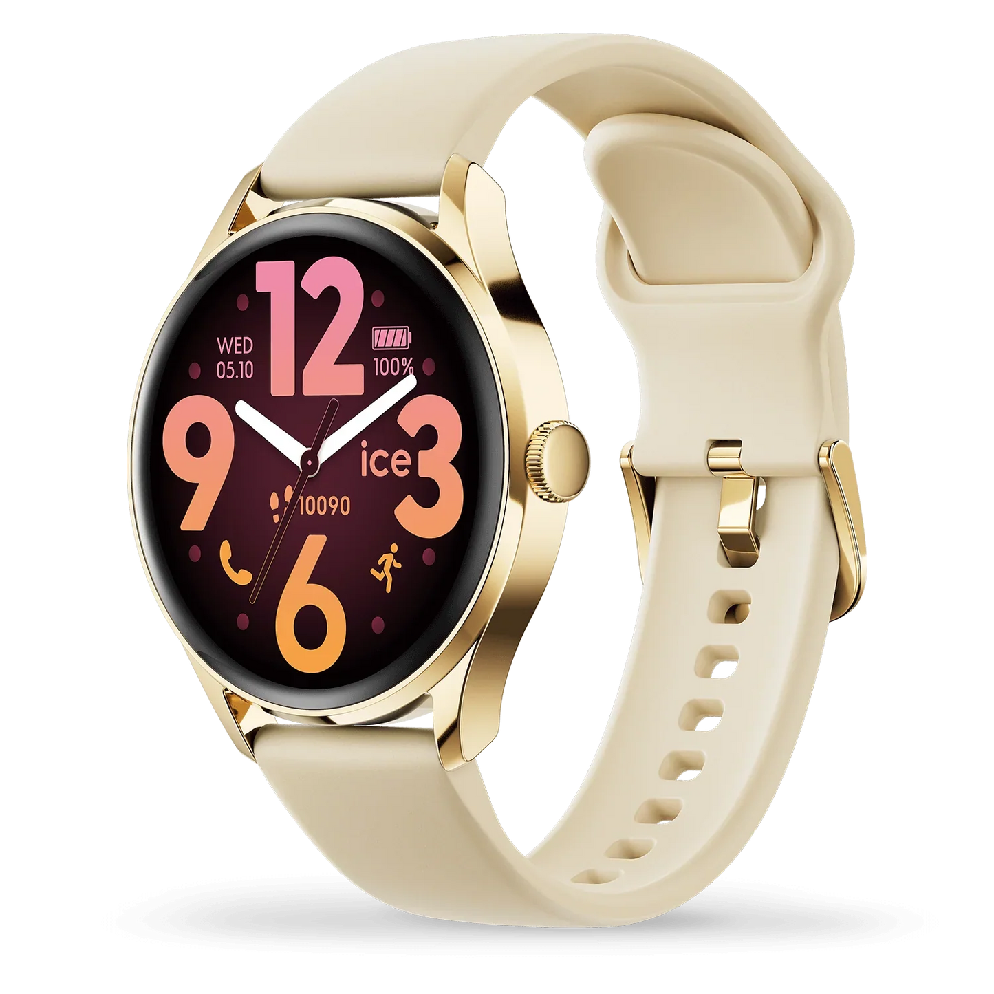 Ice-Watch | Ice Smart 3.0 - Gold - Beige - Round - 1.2 - GPS