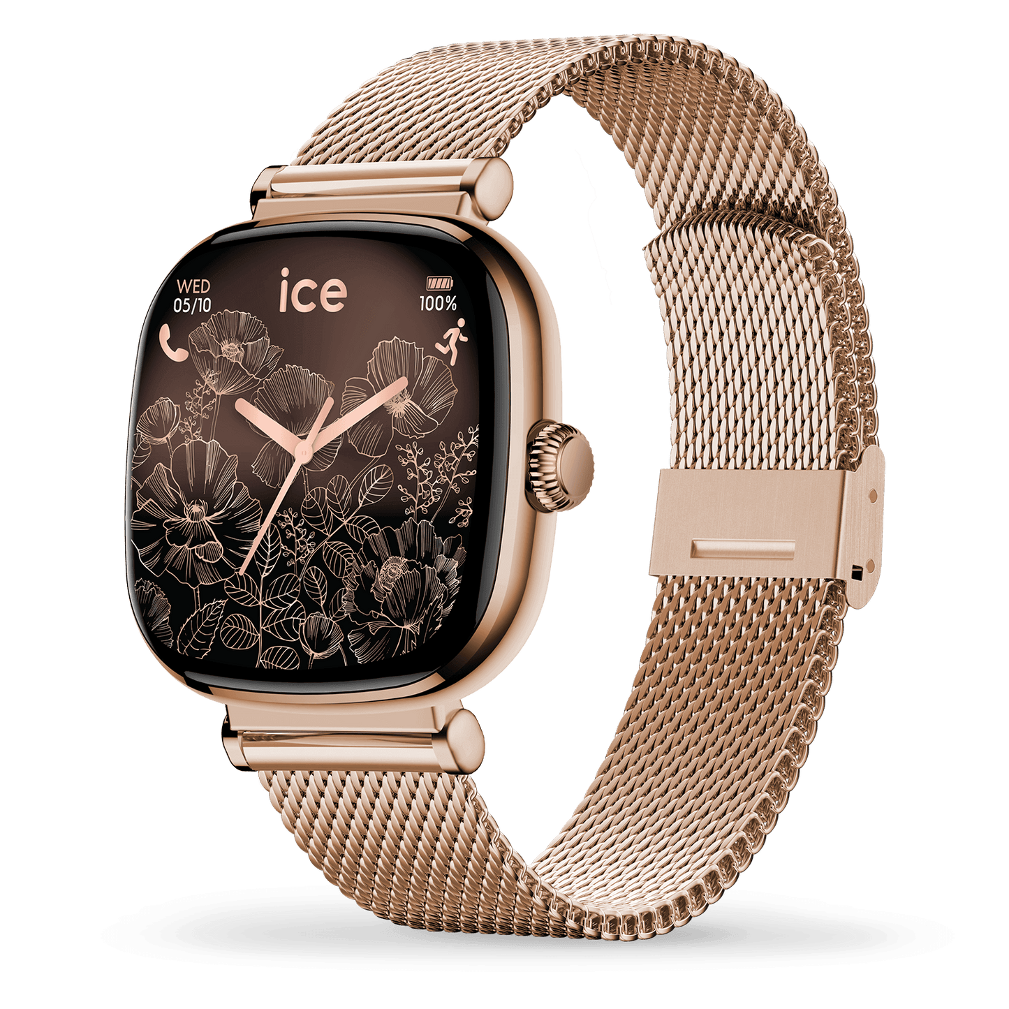 Ice-Watch | ICE smart SQ 2.0 - Rose-Gold - Square - 1.7