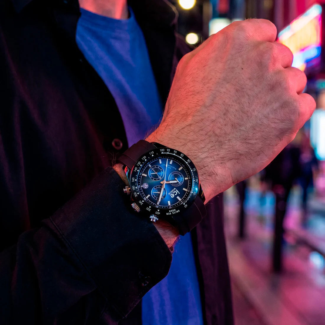 BEWATCH - Black Ocean Blue