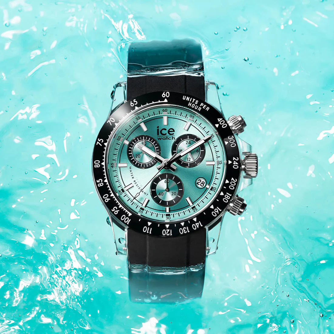 BEWATCH - Clear Black Turquoise