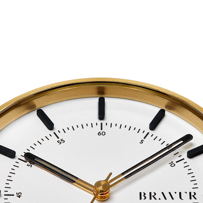 Bravur | BW002 - Gold / Brown Leather
