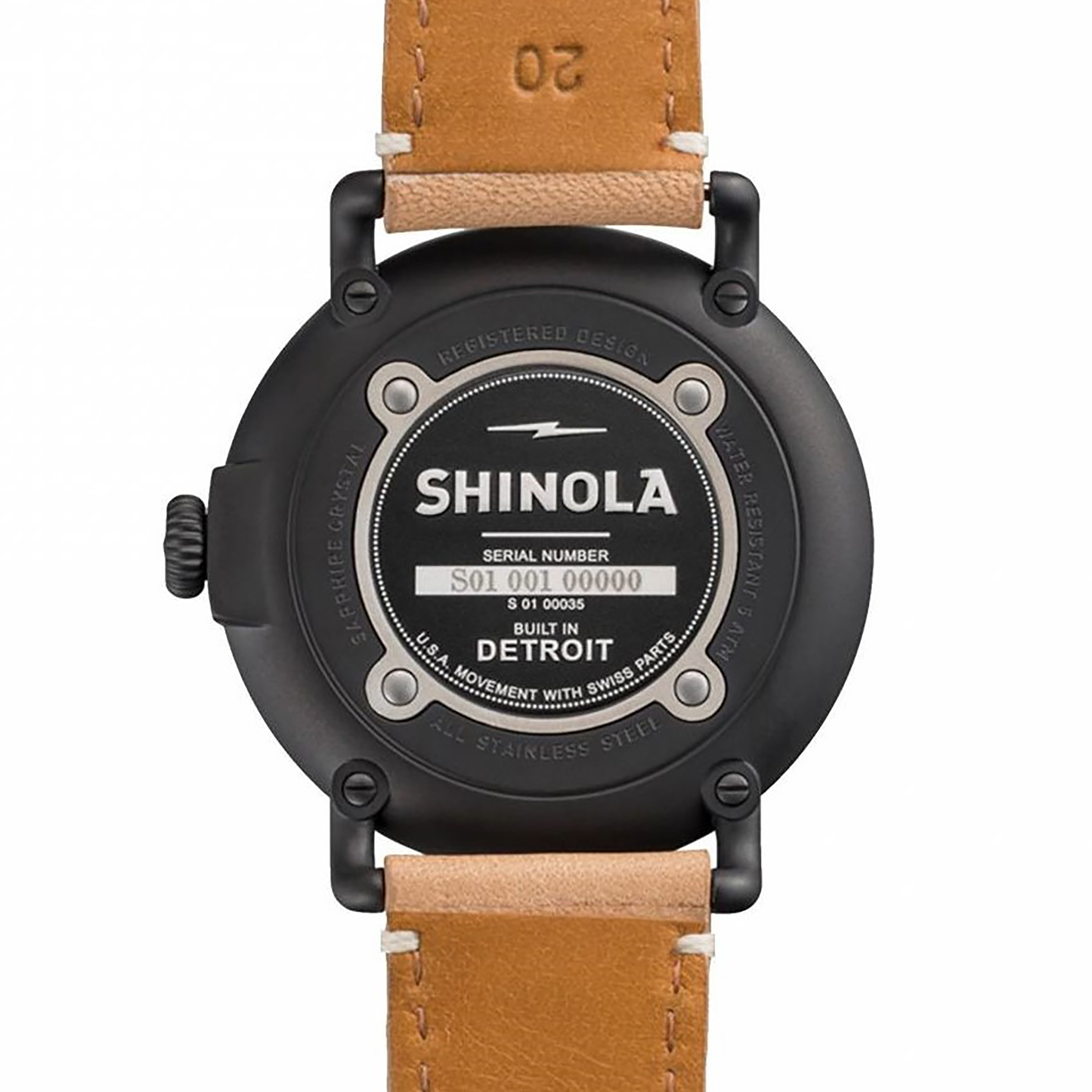Shinola | Runwell - PVD Black Steel