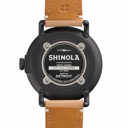 Shinola | Runwell - PVD Black Steel