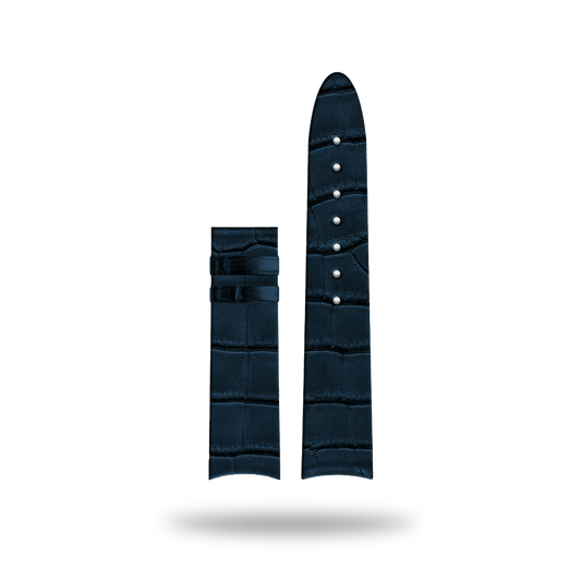 Corniche | Strap 18mm - Leather - Heritage 36 Midnight Blue