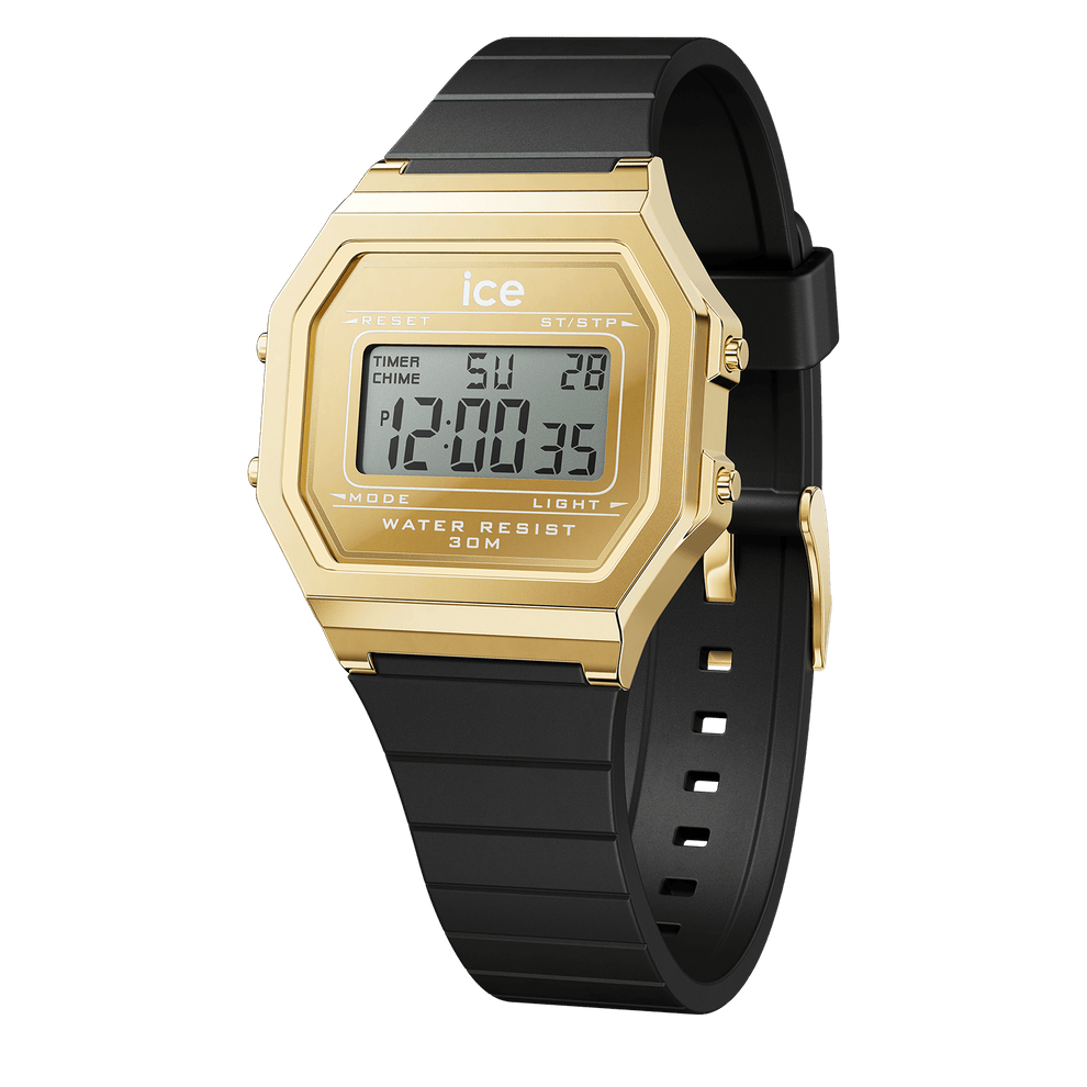 Ice-Watch | ICE Digit Retro - Metal Gold Mirror - Black