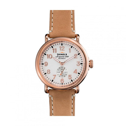 Shinola | Runwell - White/Rose Gold