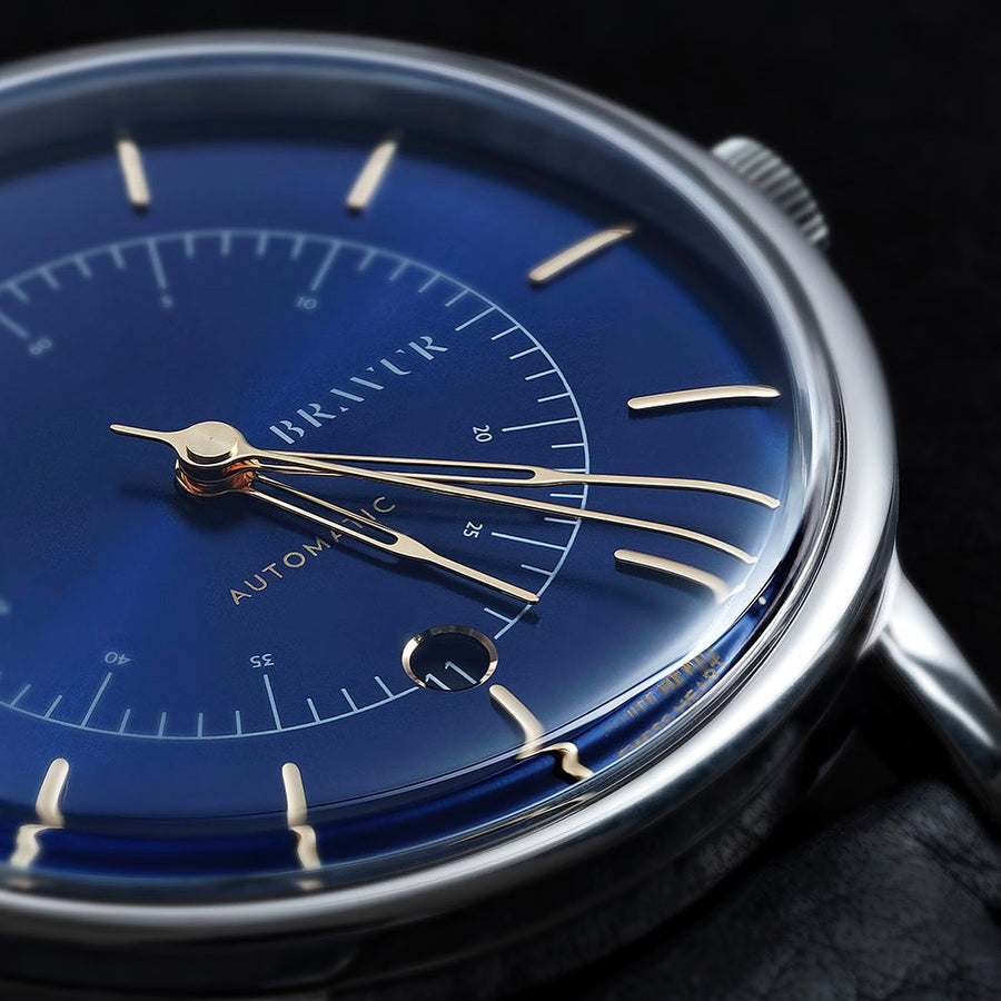 Bravur | Scandinavia - Midnight Blue / Black Leather (Automatic)