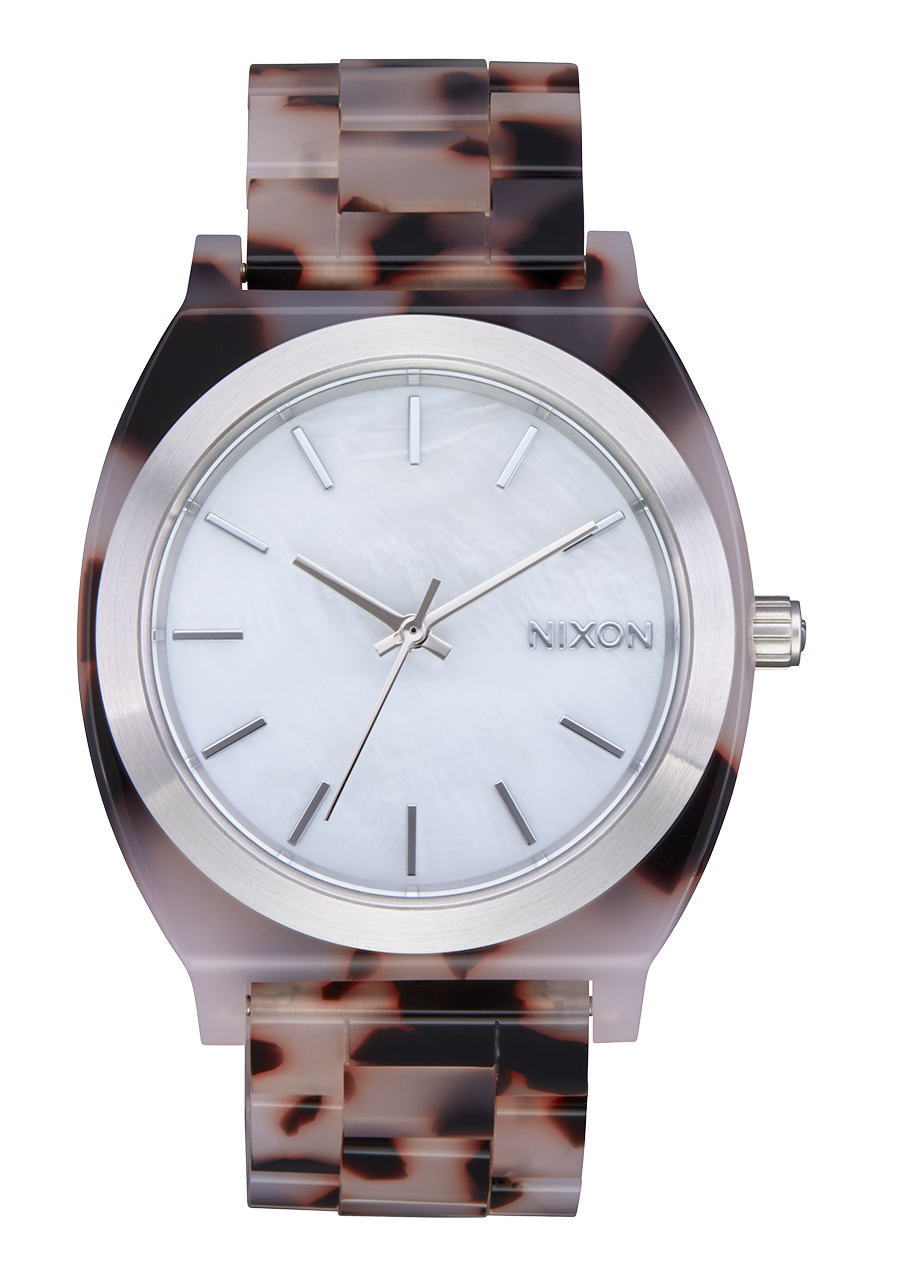 Nixon | Time Teller Acetate - Pink Tortoise - Mother Of Pearl
