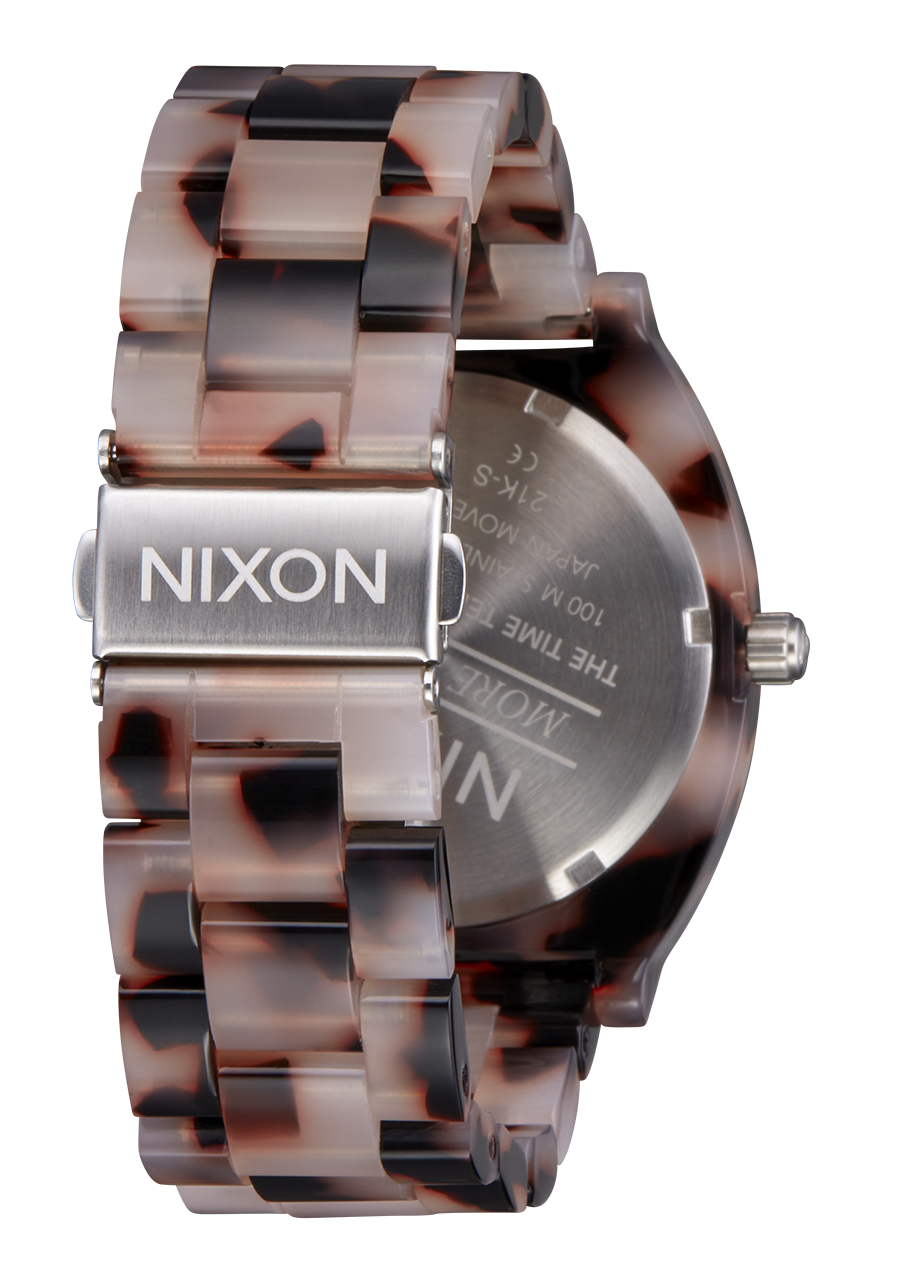 Nixon | Time Teller Acetate - Pink Tortoise - Mother Of Pearl