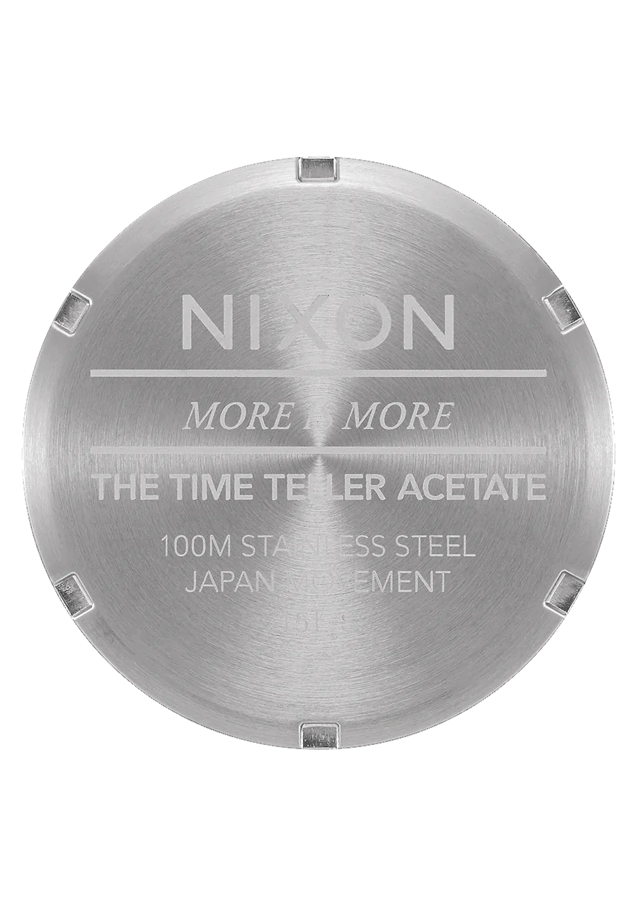 Nixon | Time Teller Acetate - Pink Tortoise - Mother Of Pearl