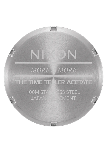 Nixon | Time Teller Acetate - Pink Tortoise - Mother Of Pearl