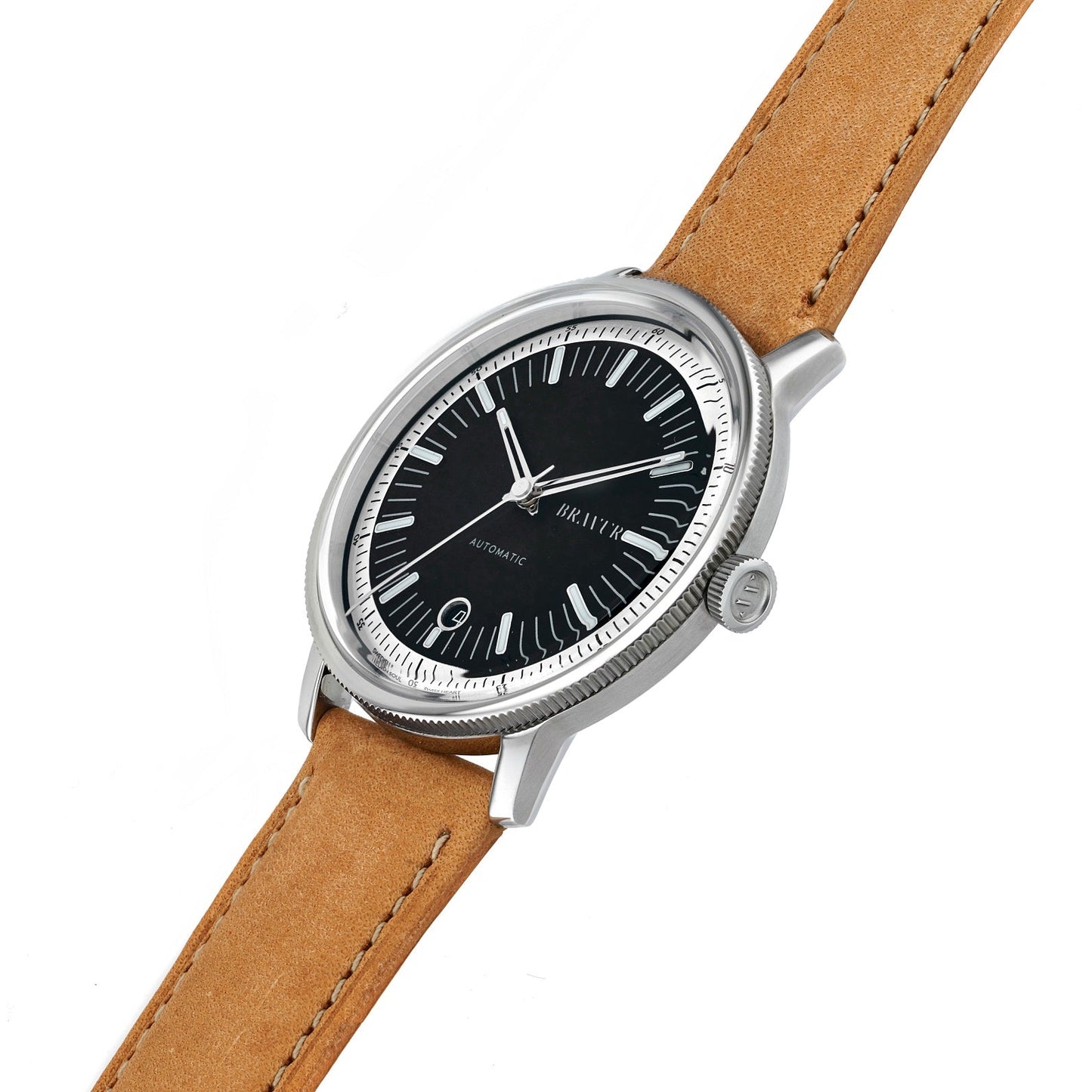 BW003 | Black Dial | Tan Leather