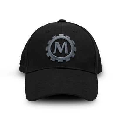 Marathon | Baseball Cap - Black - Black With Logo - Unisex